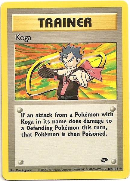 Koga (106/132) [Gym Challenge Unlimited] - The Mythic Store | 24h Order Processing