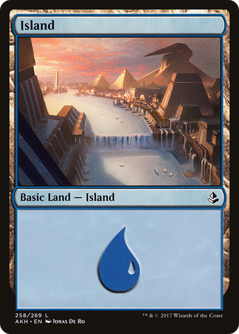 Island (258) [Amonkhet] - The Mythic Store | 24h Order Processing