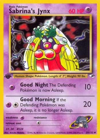 Sabrina's Jynx (59/132) [Gym Heroes 1st Edition] - The Mythic Store | 24h Order Processing