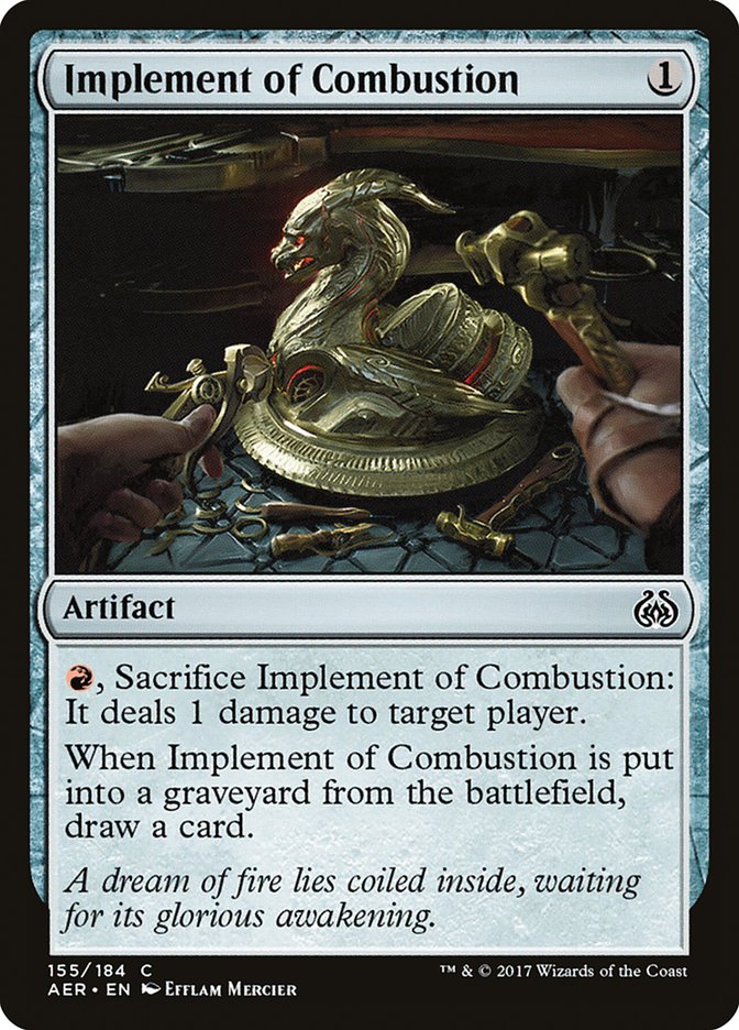 Implement of Combustion [Aether Revolt] - The Mythic Store | 24h Order Processing