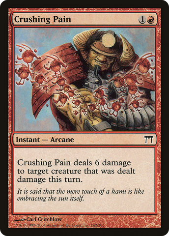 Crushing Pain [Champions of Kamigawa] - The Mythic Store | 24h Order Processing