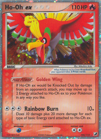 Ho-Oh ex (104/115) [EX: Unseen Forces] - The Mythic Store | 24h Order Processing