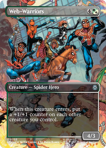 Web-Warriors (Borderless) [Marvel's Spider-Man] - The Mythic Store | 24h Order Processing