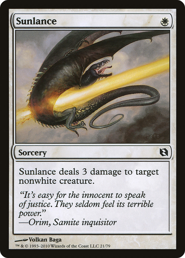 Sunlance [Duel Decks: Elspeth vs. Tezzeret] - The Mythic Store | 24h Order Processing