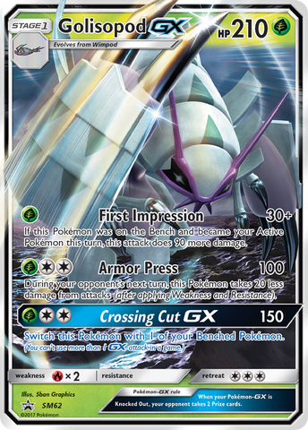 Golisopod GX (SM62) [Sun & Moon: Black Star Promos] - The Mythic Store | 24h Order Processing