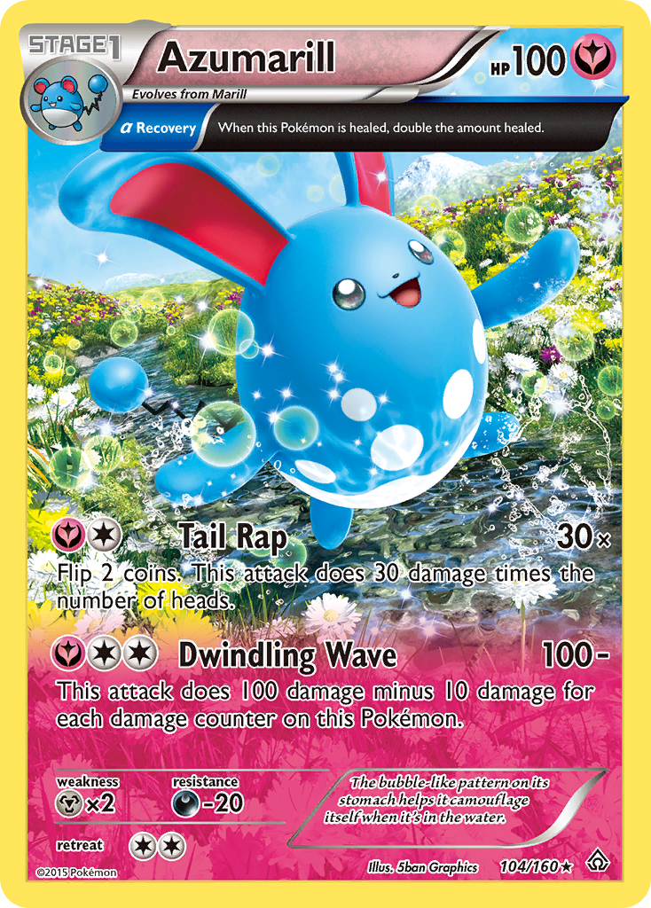 Azumarill (104/160) [XY: Primal Clash] - The Mythic Store | 24h Order Processing