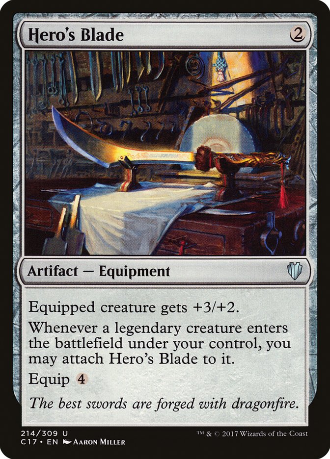 Hero's Blade [Commander 2017] - The Mythic Store | 24h Order Processing