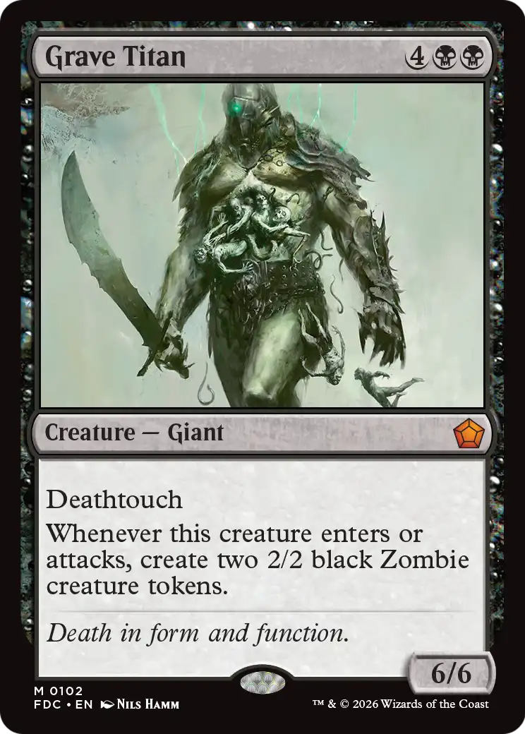 Grave Titan [Foundations Commander] - The Mythic Store | 24h Order Processing