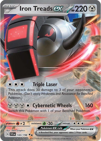 Iron Treads ex (143/198) [Scarlet & Violet: Base Set] - The Mythic Store | 24h Order Processing
