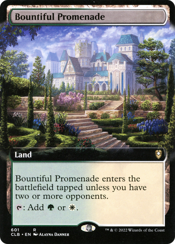 Bountiful Promenade (Extended Art) [Commander Legends: Battle for Baldur's Gate] - The Mythic Store | 24h Order Processing