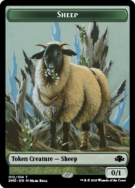 Zombie // Sheep Double-Sided Token [Dominaria Remastered Tokens] - The Mythic Store | 24h Order Processing