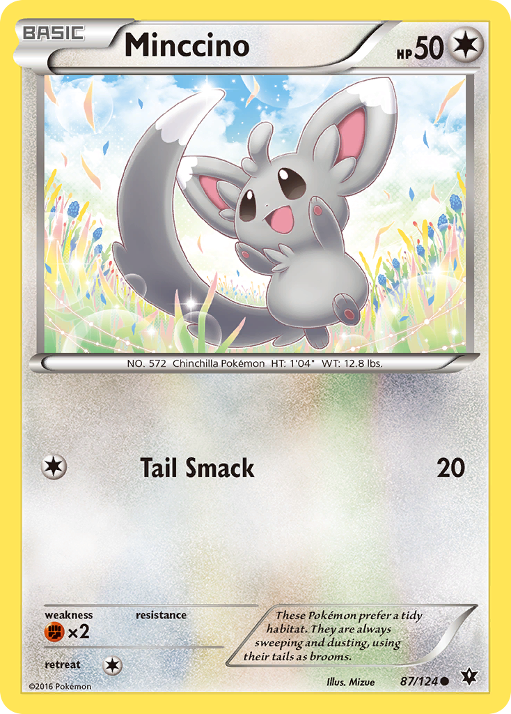 Minccino (87/124) [XY: Fates Collide] - The Mythic Store | 24h Order Processing