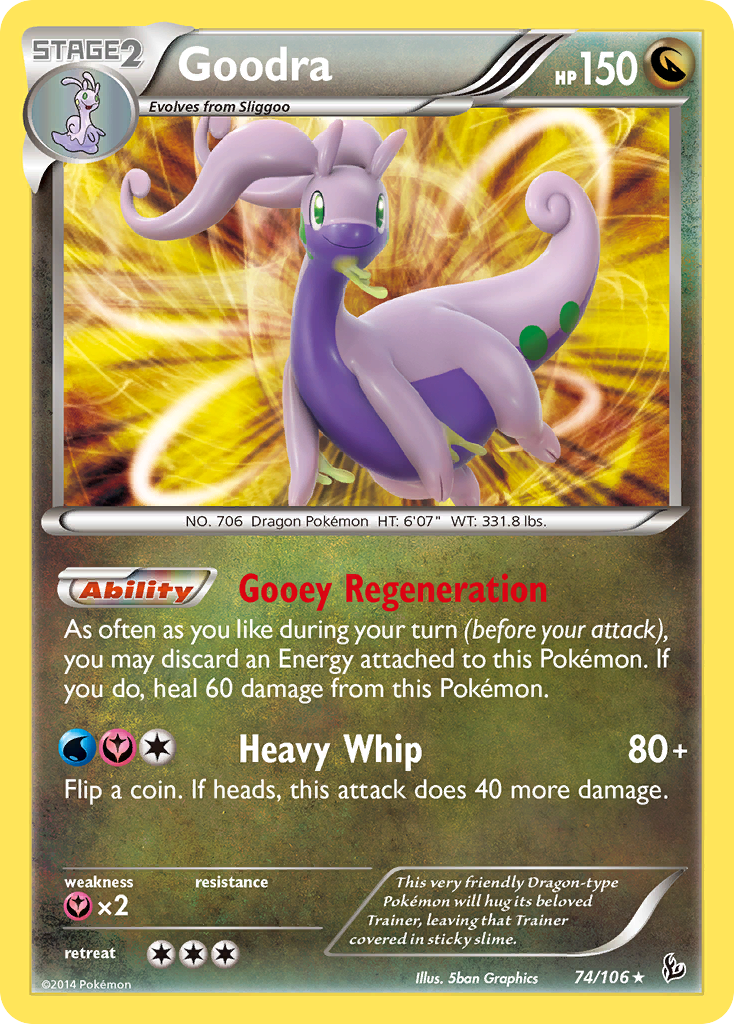 Goodra (74/106) [XY: Flashfire] - The Mythic Store | 24h Order Processing