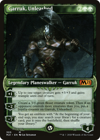 Garruk, Unleashed (Showcase) [Core Set 2021] - The Mythic Store | 24h Order Processing