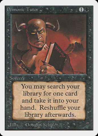Demonic Tutor [Unlimited Edition] - The Mythic Store | 24h Order Processing