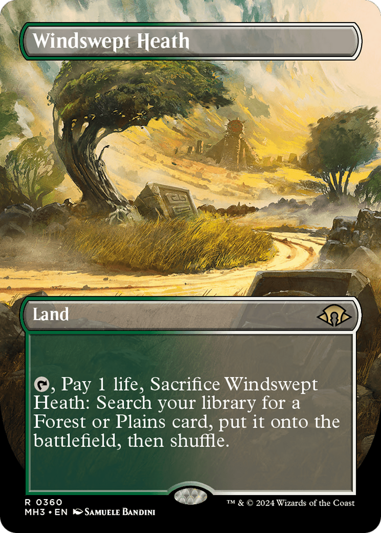 Windswept Heath (Borderless) [Modern Horizons 3] - The Mythic Store | 24h Order Processing