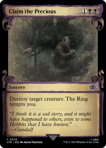 Claim the Precious [The Lord of the Rings: Tales of Middle-Earth Showcase Scrolls] - The Mythic Store | 24h Order Processing