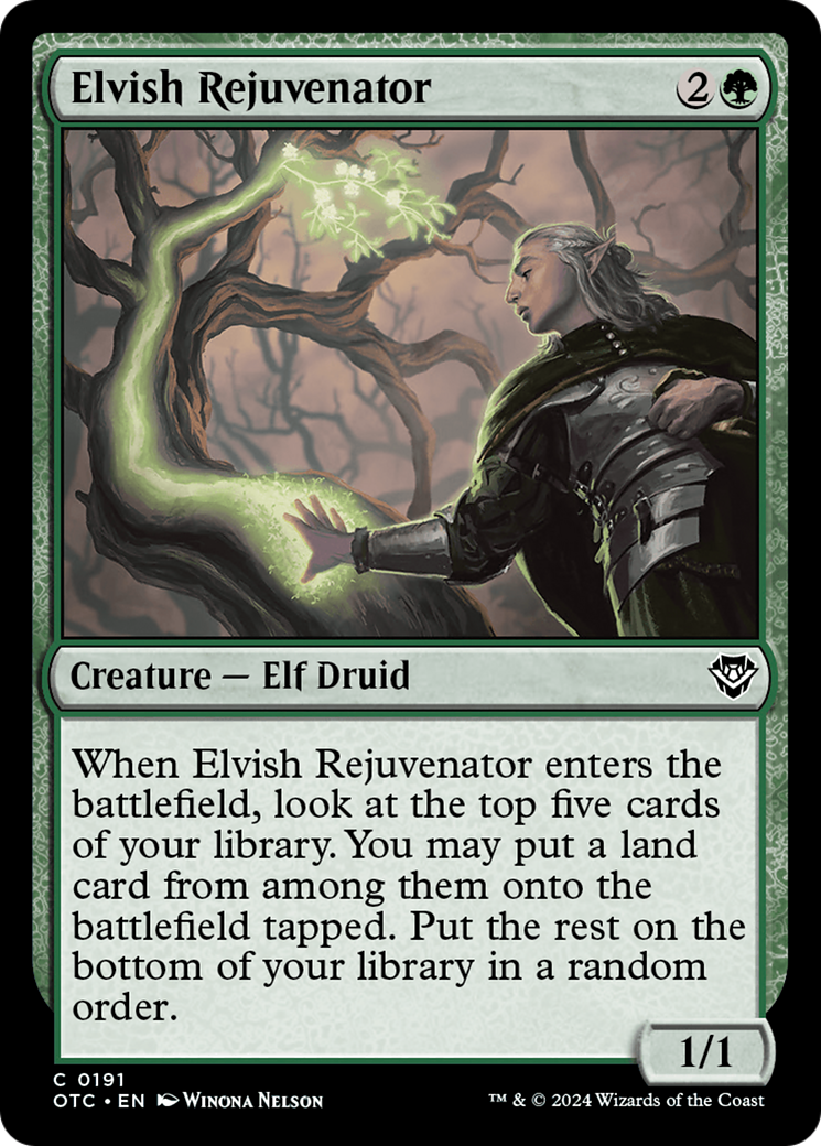 Elvish Rejuvenator [Outlaws of Thunder Junction Commander] - The Mythic Store | 24h Order Processing