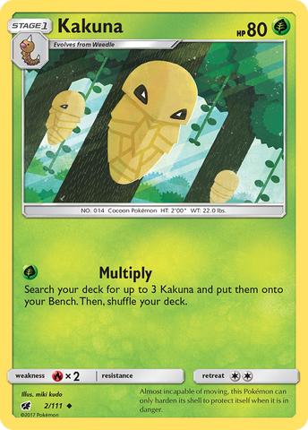 Kakuna (2/111) [Sun & Moon: Crimson Invasion] - The Mythic Store | 24h Order Processing