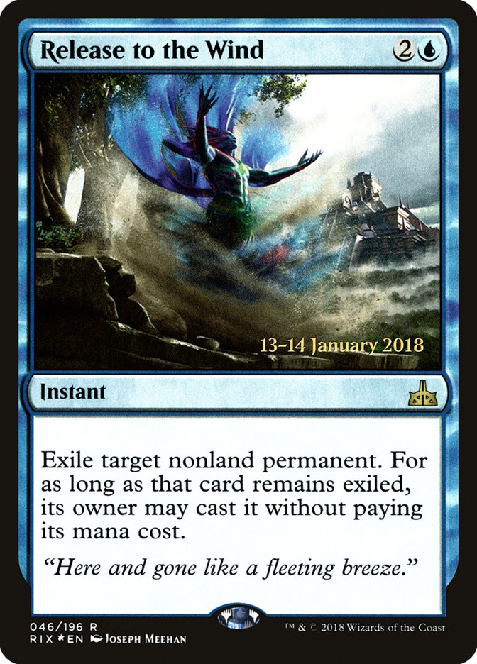 Release to the Wind [Rivals of Ixalan Prerelease Promos] - The Mythic Store | 24h Order Processing