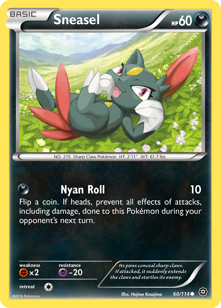 Sneasel (60/114) [XY: Steam Siege] - The Mythic Store | 24h Order Processing