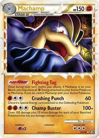 Machamp (95/102) [HeartGold & SoulSilver: Triumphant] - The Mythic Store | 24h Order Processing