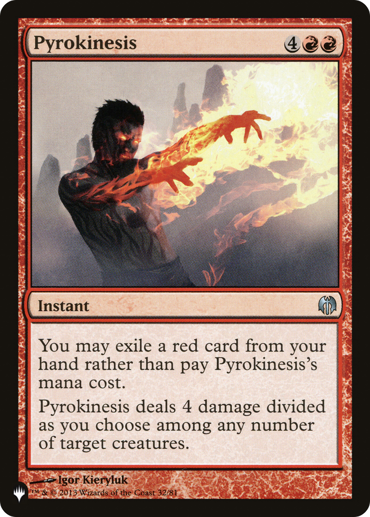 Pyrokinesis [The List] - The Mythic Store | 24h Order Processing