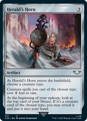 Herald's Horn (Surge Foil) [Warhammer 40,000] - The Mythic Store | 24h Order Processing
