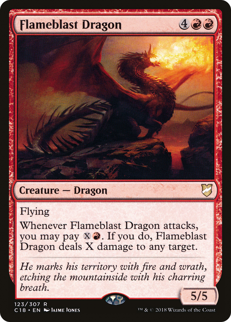 Flameblast Dragon [Commander 2018] - The Mythic Store | 24h Order Processing