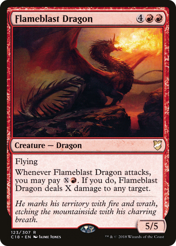 Flameblast Dragon [Commander 2018] - The Mythic Store | 24h Order Processing