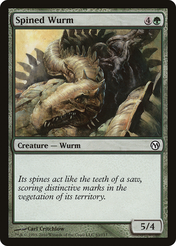 Spined Wurm [Duels of the Planeswalkers] - The Mythic Store | 24h Order Processing