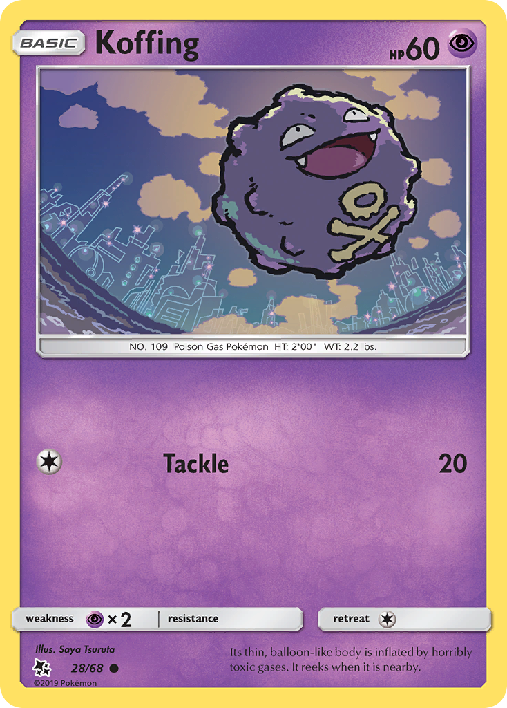Koffing (28/68) [Sun & Moon: Hidden Fates] - The Mythic Store | 24h Order Processing