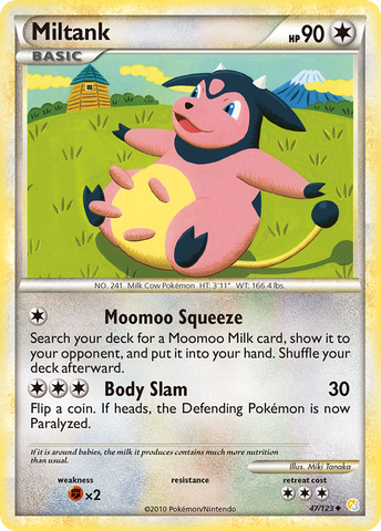 Miltank (47/123) [HeartGold & SoulSilver: Base Set] - The Mythic Store | 24h Order Processing