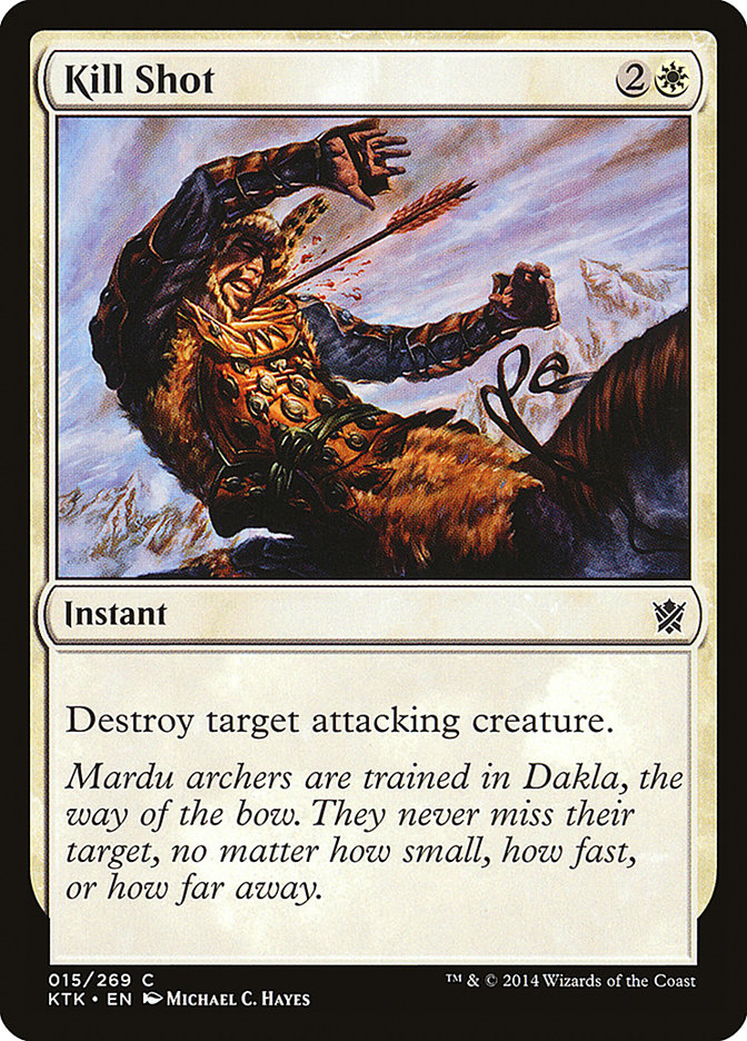 Kill Shot [Khans of Tarkir] - The Mythic Store | 24h Order Processing