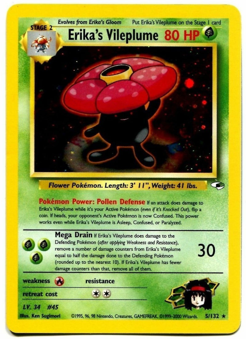 Erika's Vileplume (5/132) [Gym Heroes Unlimited] - The Mythic Store | 24h Order Processing