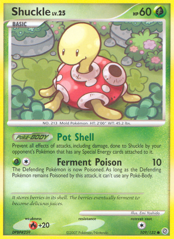 Shuckle (109/132) [Diamond & Pearl: Secret Wonders] - The Mythic Store | 24h Order Processing
