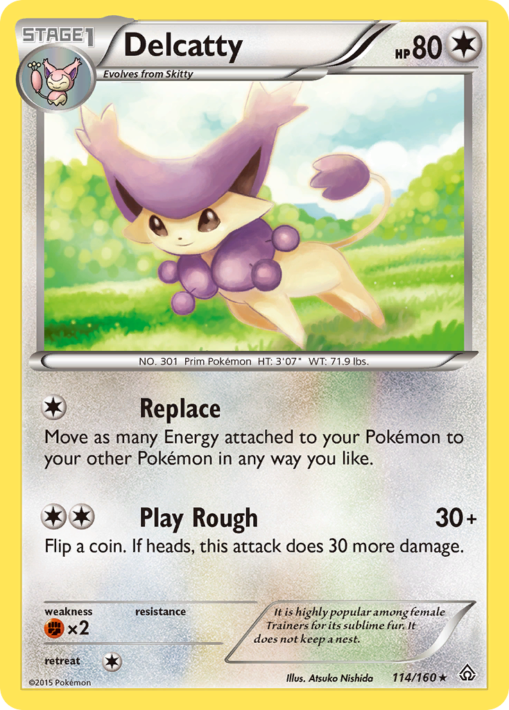 Delcatty (114/160) [XY: Primal Clash] - The Mythic Store | 24h Order Processing