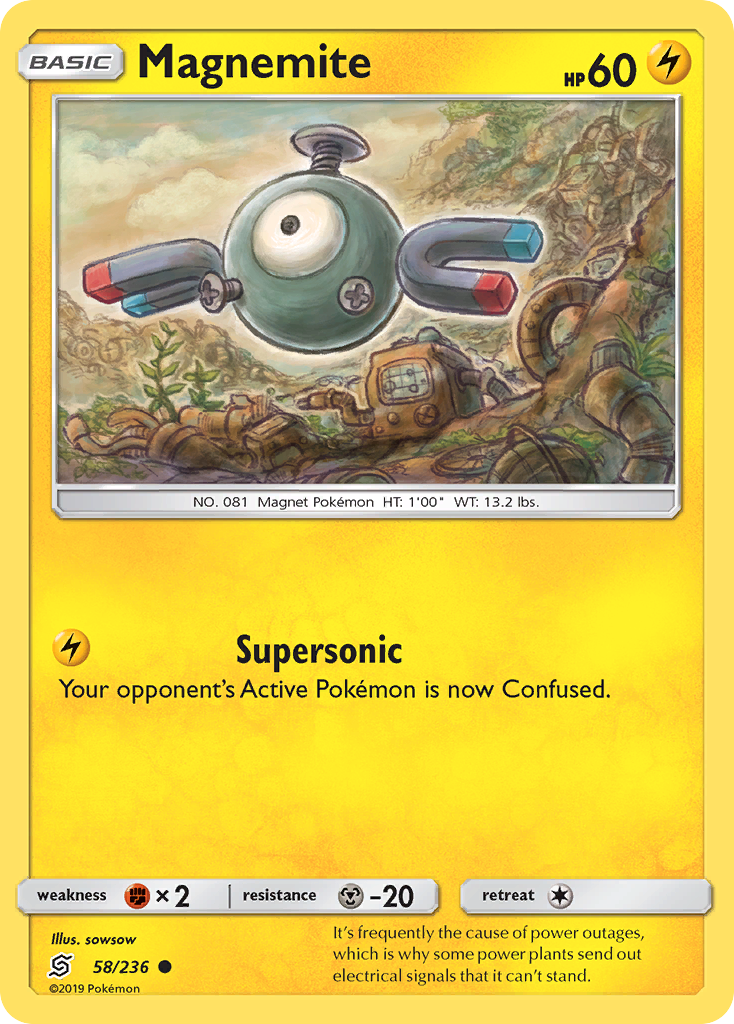 Magnemite (58/236) [Sun & Moon: Unified Minds] - The Mythic Store | 24h Order Processing
