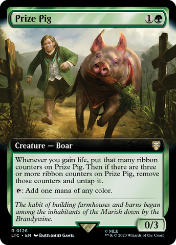 Prize Pig (Extended Art) [The Lord of the Rings: Tales of Middle-Earth Commander] - The Mythic Store | 24h Order Processing