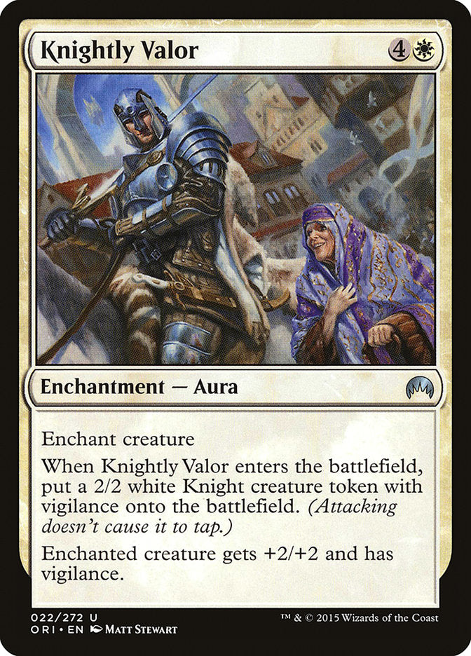 Knightly Valor [Magic Origins] - The Mythic Store | 24h Order Processing