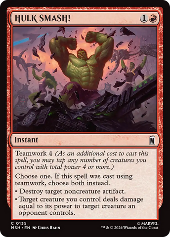 HULK SMASH! [Marvel Super Heroes] - The Mythic Store | 24h Order Processing