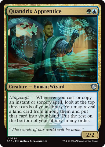 Quandrix Apprentice [Secrets of Strixhaven Commander] - The Mythic Store | 24h Order Processing
