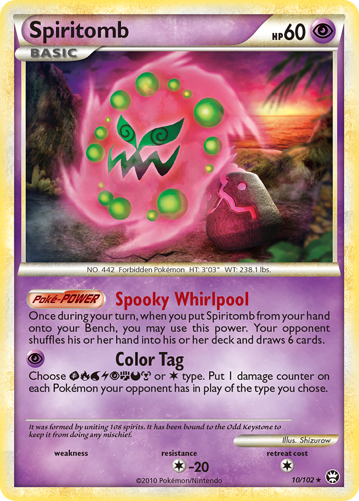 Spiritomb (10/102) [HeartGold & SoulSilver: Triumphant] - The Mythic Store | 24h Order Processing