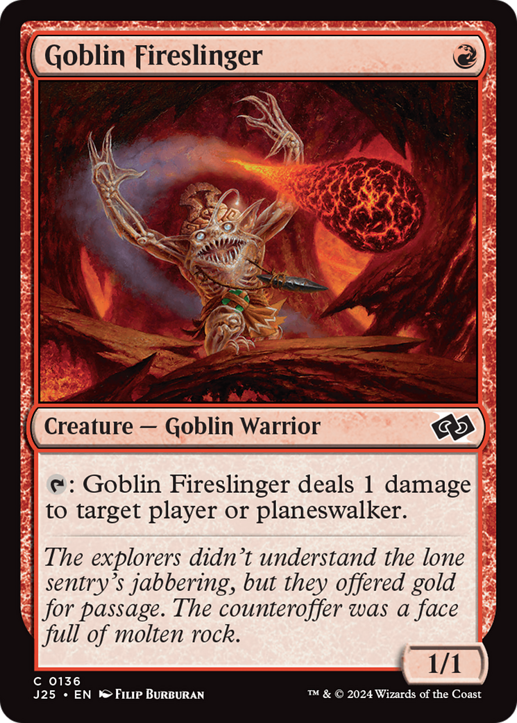 Goblin Fireslinger [Foundations Jumpstart] - The Mythic Store | 24h Order Processing