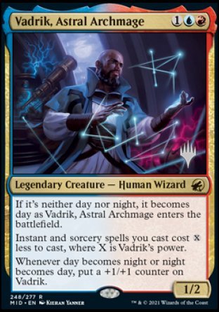 Vadrik, Astral Archmage (Promo Pack) [Innistrad: Midnight Hunt Promos] - The Mythic Store | 24h Order Processing