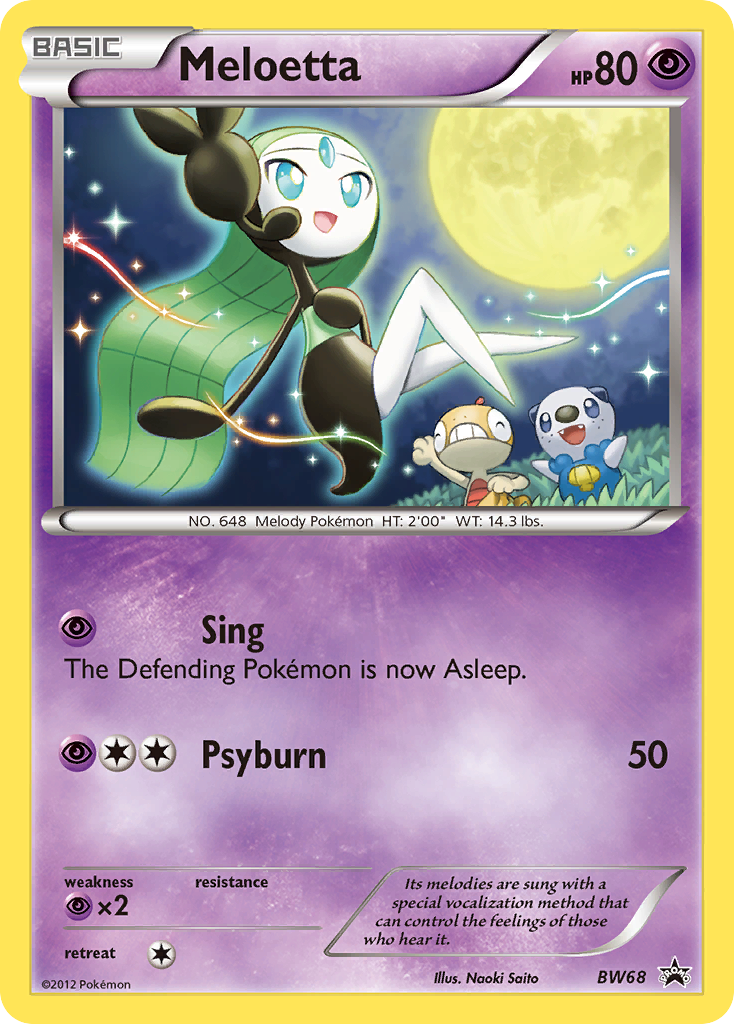 Meloetta (BW68) [Black & White: Black Star Promos] - The Mythic Store | 24h Order Processing