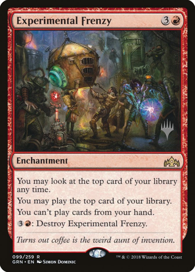 Experimental Frenzy (Promo Pack) [Guilds of Ravnica Promos] - The Mythic Store | 24h Order Processing