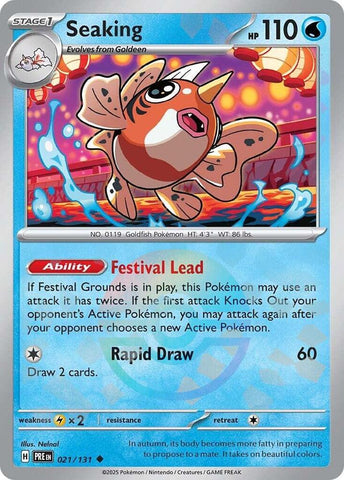 Seaking (021/131) (Poke Ball Pattern) [Scarlet & Violet: Prismatic Evolutions] - The Mythic Store | 24h Order Processing