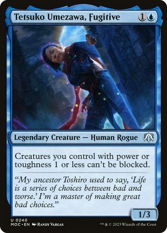 Tetsuko Umezawa, Fugitive [March of the Machine Commander] - The Mythic Store | 24h Order Processing