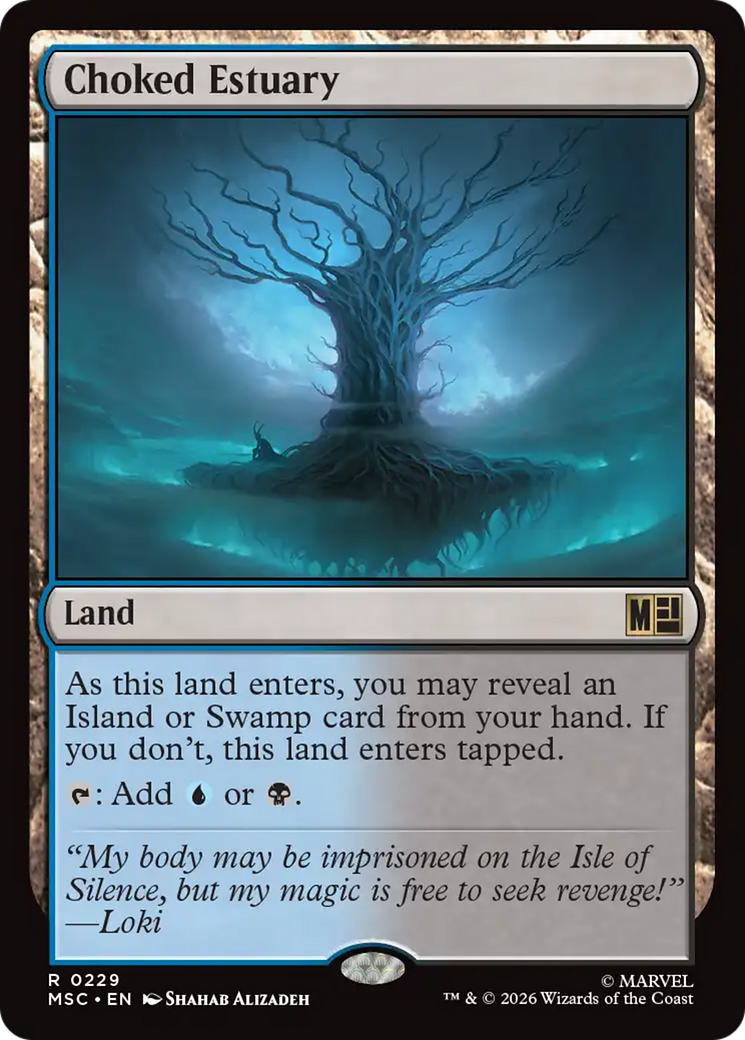 Choked Estuary (Surge Foil) [Marvel Super Heroes Commander] - The Mythic Store | 24h Order Processing